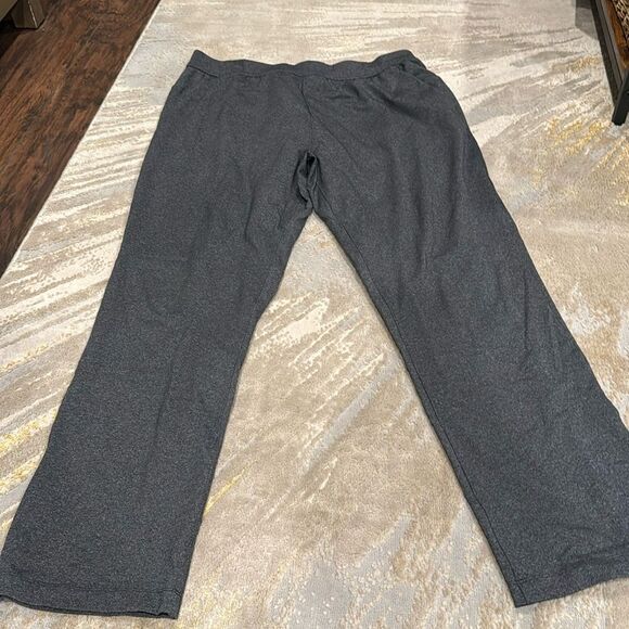 Lululemon Pants Men's size XXl Gray Straight Sweatpants zip back pocket